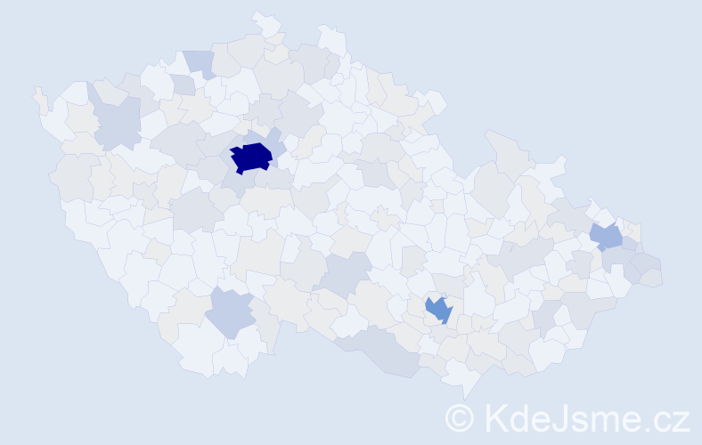 Jméno: 'Sara', počet výskytů 352 v celé ČR