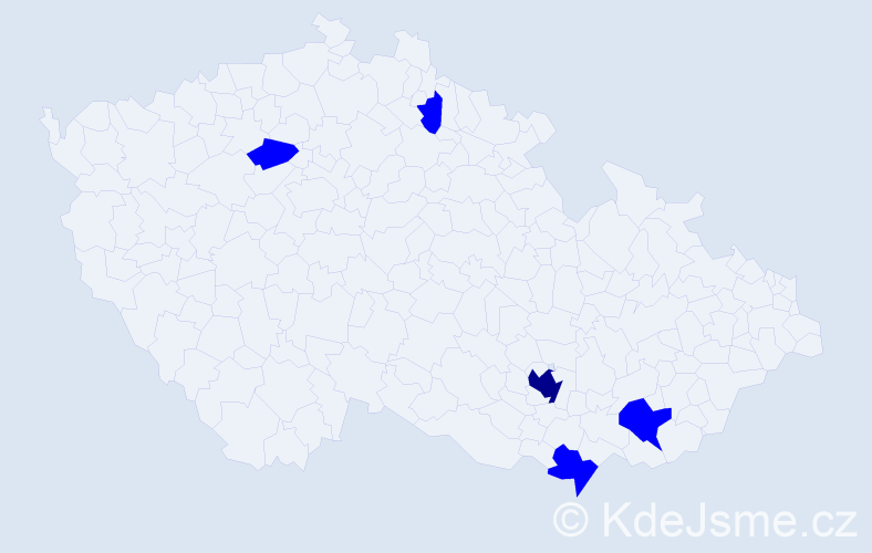 Jméno: 'Richard Josef', počet výskytů 6 v celé ČR