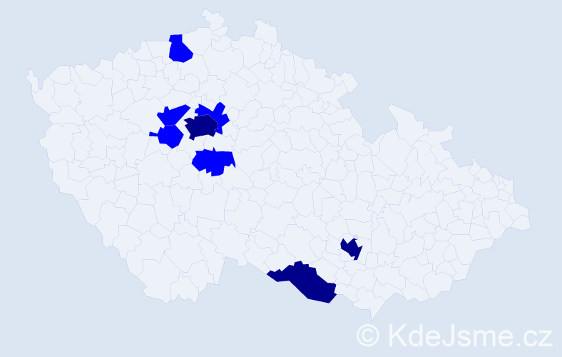 Jméno: 'Fiona', počet výskytů 11 v celé ČR