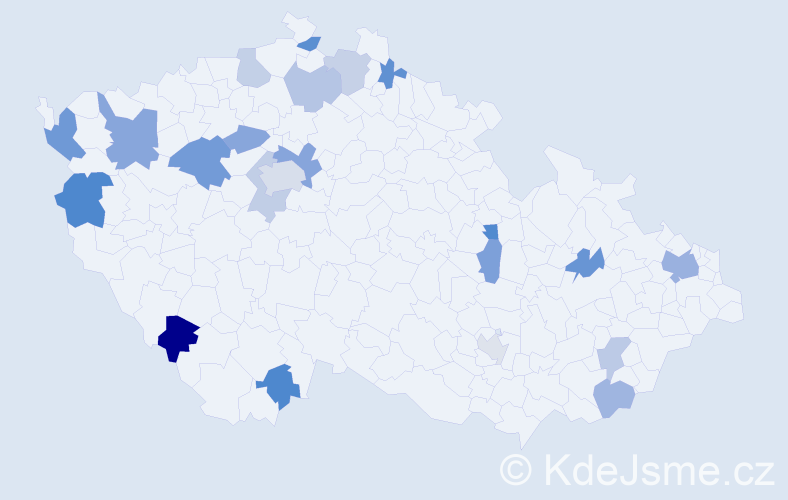 Jméno: 'Viet Dung', počet výskytů 34 v celé ČR