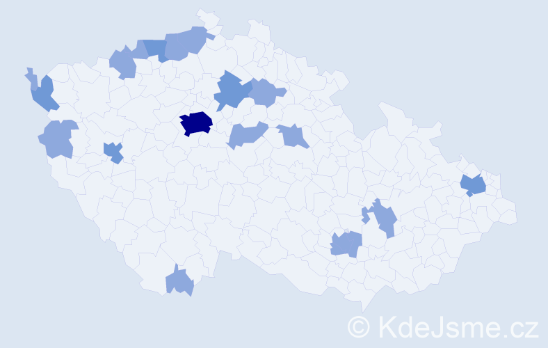 Jméno: 'Duc Long', počet výskytů 29 v celé ČR
