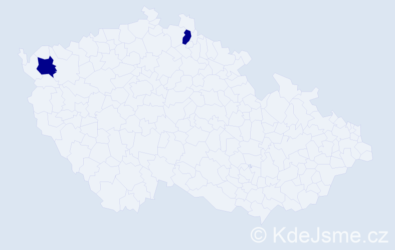 Jméno: 'Ladislav David', počet výskytů 2 v celé ČR