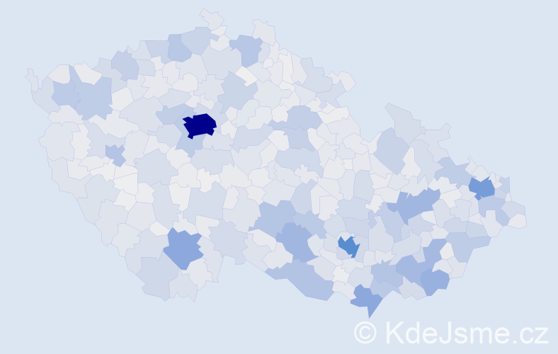 Jméno: 'Ludvík', počet výskytů 7219 v celé ČR