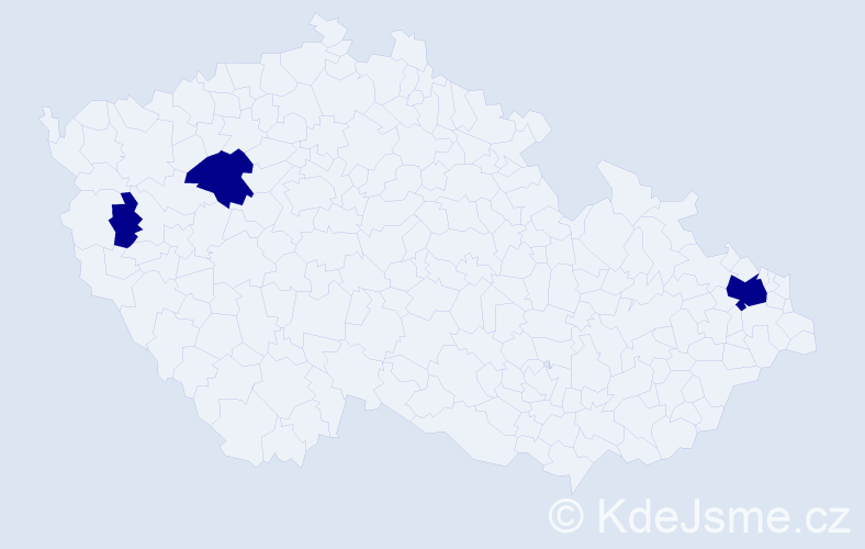 Jméno: 'Danh Manh', počet výskytů 3 v celé ČR