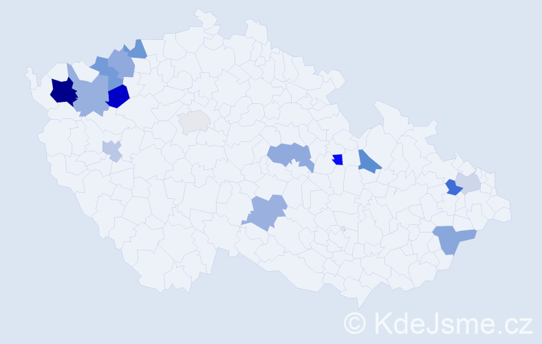 Jméno: 'Annaliese', počet výskytů 19 v celé ČR