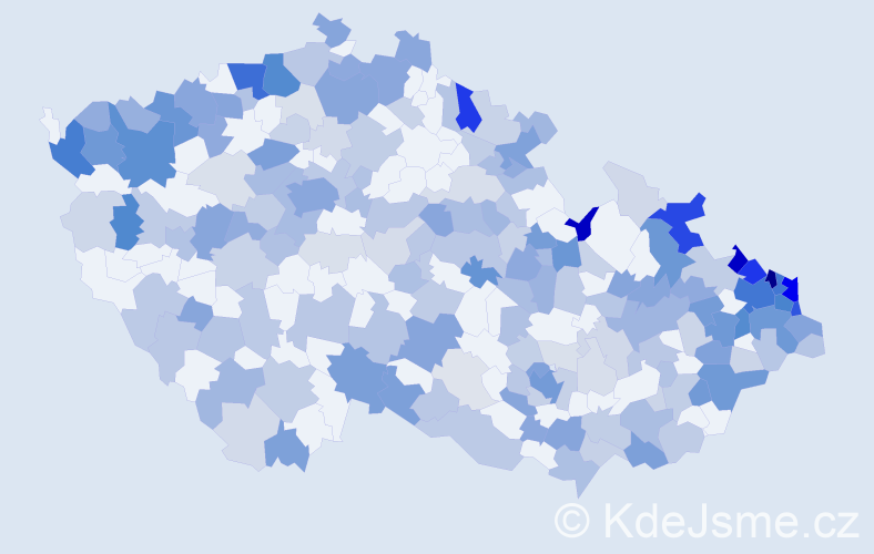 Jméno: 'Katrin', počet výskytů 591 v celé ČR