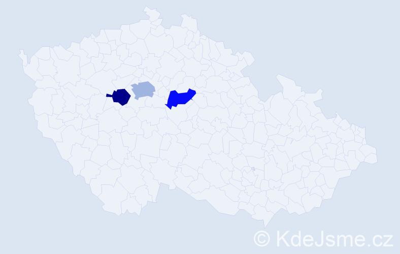 Jméno: 'Feifei', počet výskytů 4 v celé ČR