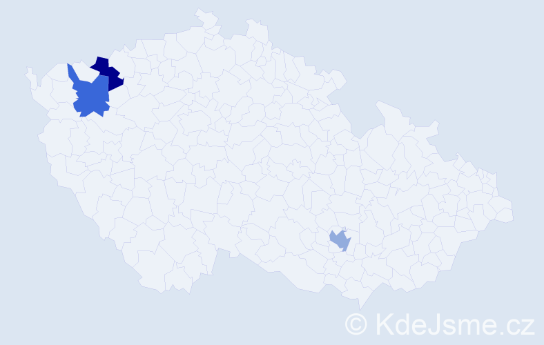 Jméno: 'Nicholas Michael', počet výskytů 3 v celé ČR