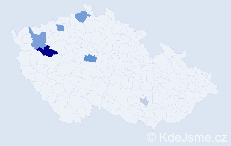 Jméno: 'Marek Adam', počet výskytů 6 v celé ČR