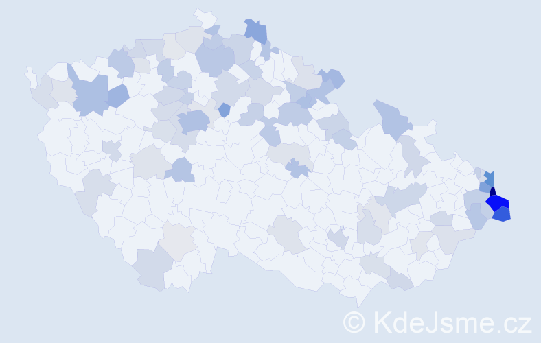 Jméno: 'Alina', počet výskytů 177 v celé ČR