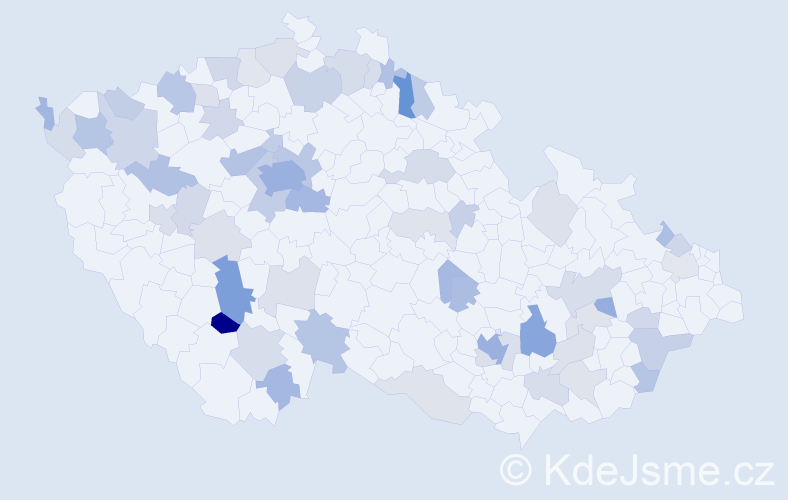 Jméno: 'Tomislav', počet výskytů 144 v celé ČR