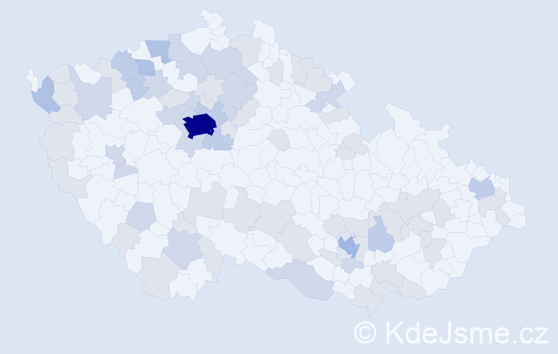 Jméno: 'Ljubov', počet výskytů 148 v celé ČR