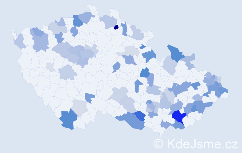 Jméno: 'Florián', počet výskytů 139 v celé ČR