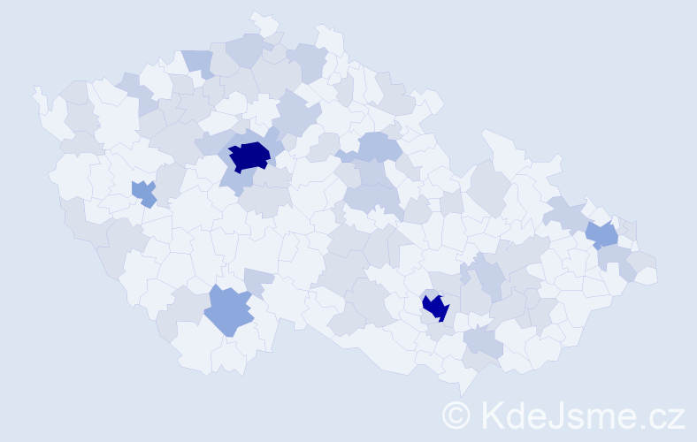 Jméno: 'Nicholas', počet výskytů 152 v celé ČR