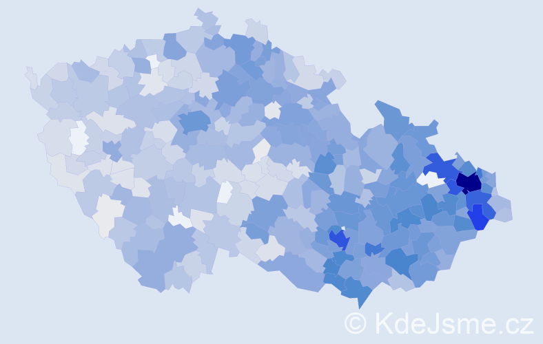 Jméno: 'Radmila', počet výskytů 4660 v celé ČR