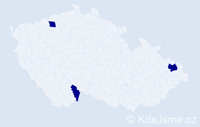 Jméno: 'Diep Anh', počet výskytů 3 v celé ČR