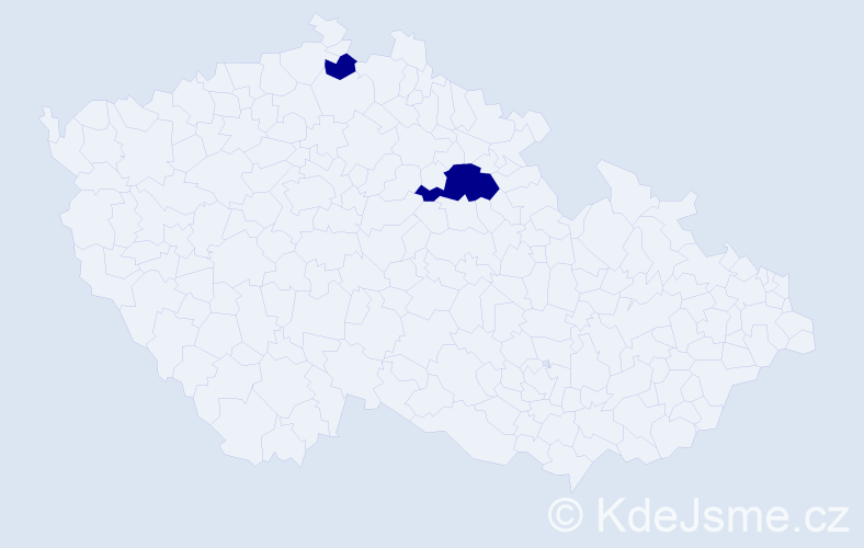Jméno: 'Matyas Alex', počet výskytů 2 v celé ČR
