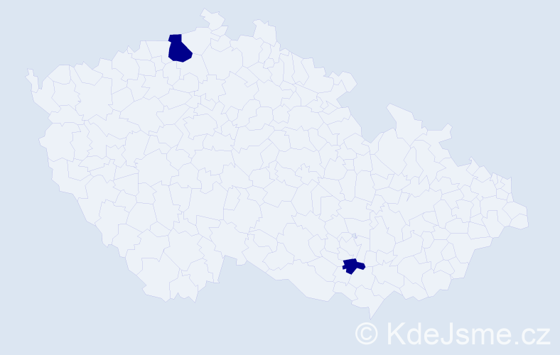 Jméno: 'Ernst-Josef', počet výskytů 2 v celé ČR