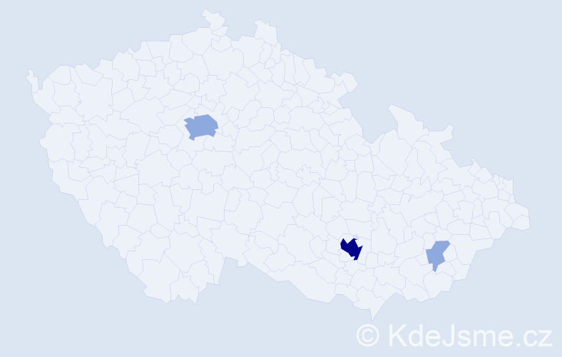Jméno: 'Carlos Alberto', počet výskytů 7 v celé ČR