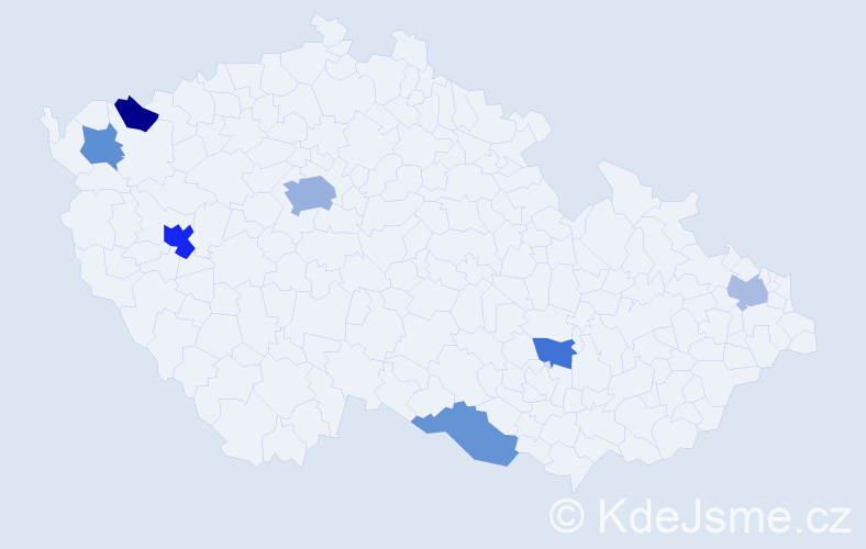 Jméno: 'Binh Minh', počet výskytů 12 v celé ČR