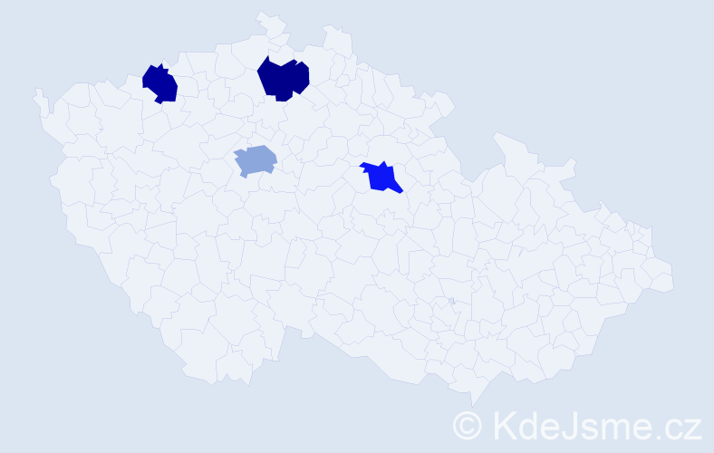 Jméno: 'Matthew Oliver', počet výskytů 5 v celé ČR