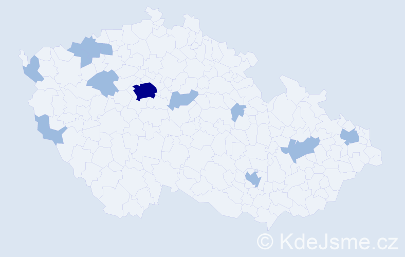Jméno: 'Duc Viet', počet výskytů 15 v celé ČR