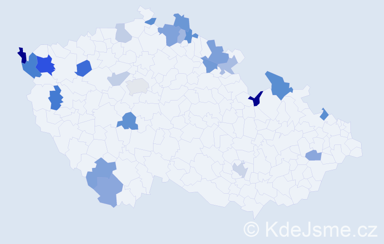 Jméno: 'Sieglinde', počet výskytů 37 v celé ČR