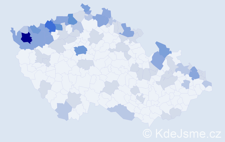 Jméno: 'Waltraud', počet výskytů 182 v celé ČR
