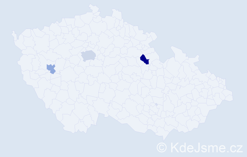 Jméno: 'Sukhrob', počet výskytů 4 v celé ČR