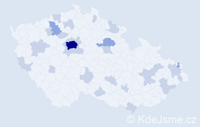 Jméno: 'Arleta', počet výskytů 49 v celé ČR