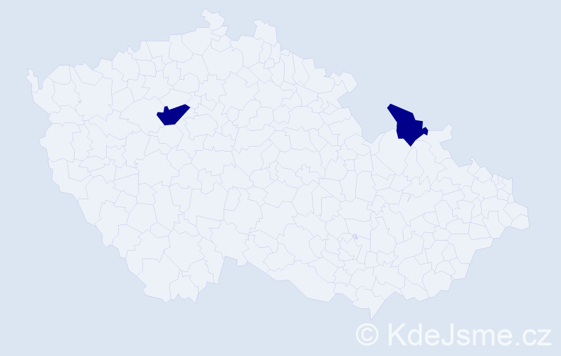 Jméno: 'Truong Duy', počet výskytů 2 v celé ČR