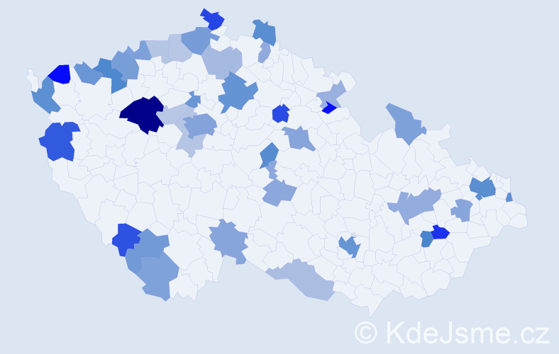 Jméno: 'Thi Oanh', počet výskytů 81 v celé ČR