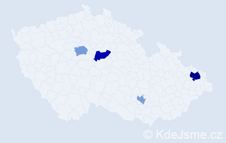 Jméno: 'Thuy Quynh', počet výskytů 8 v celé ČR