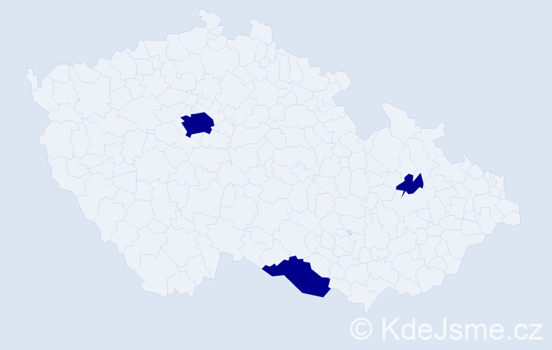 Jméno: 'Rozstislav', počet výskytů 3 v celé ČR