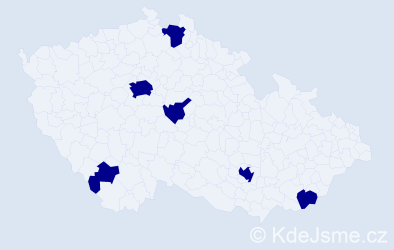 Jméno: 'Xuan Dai', počet výskytů 6 v celé ČR