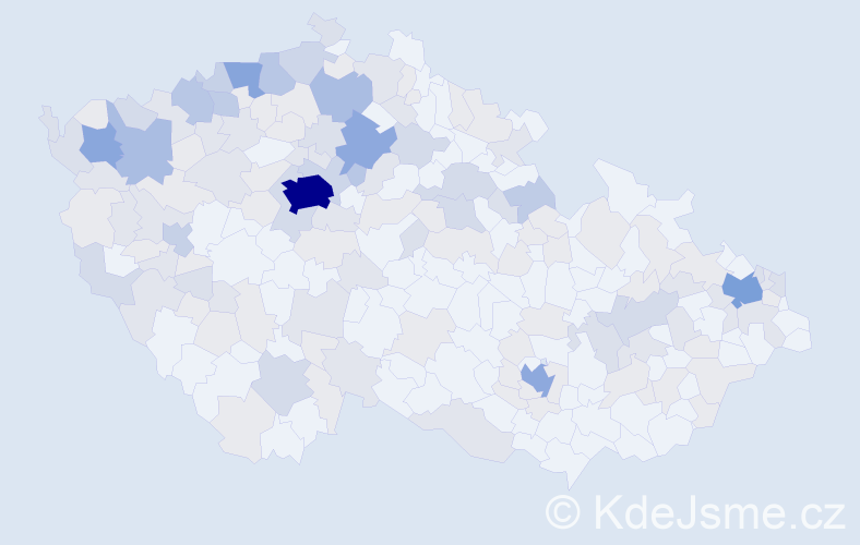 Jméno: 'Sergej', počet výskytů 396 v celé ČR