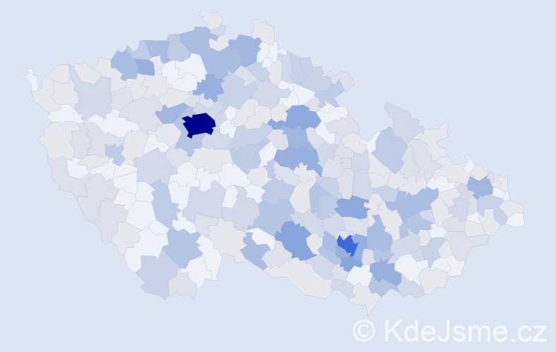 Jméno: 'Blahoslav', počet výskytů 572 v celé ČR