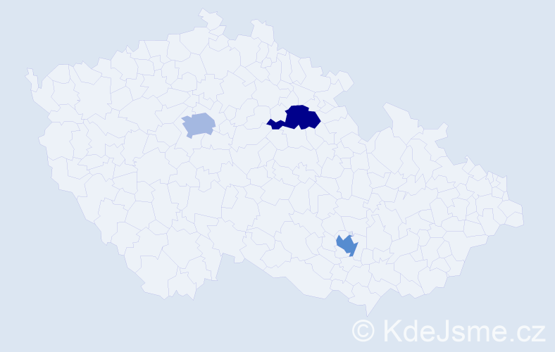Jméno: 'Maxime Sébastien', počet výskytů 3 v celé ČR