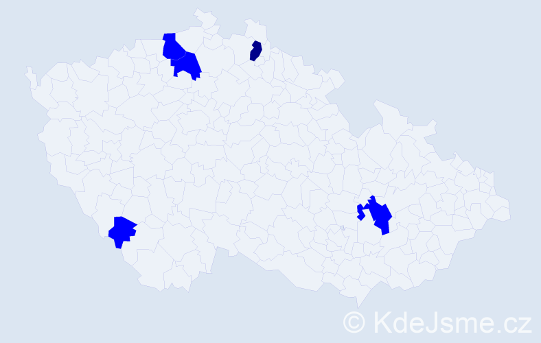 Jméno: 'Semen', počet výskytů 6 v celé ČR