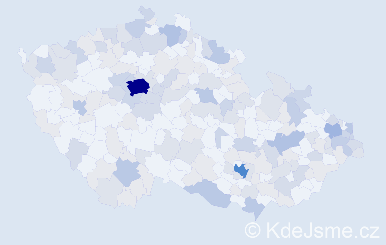 Jméno: 'Lena', počet výskytů 367 v celé ČR