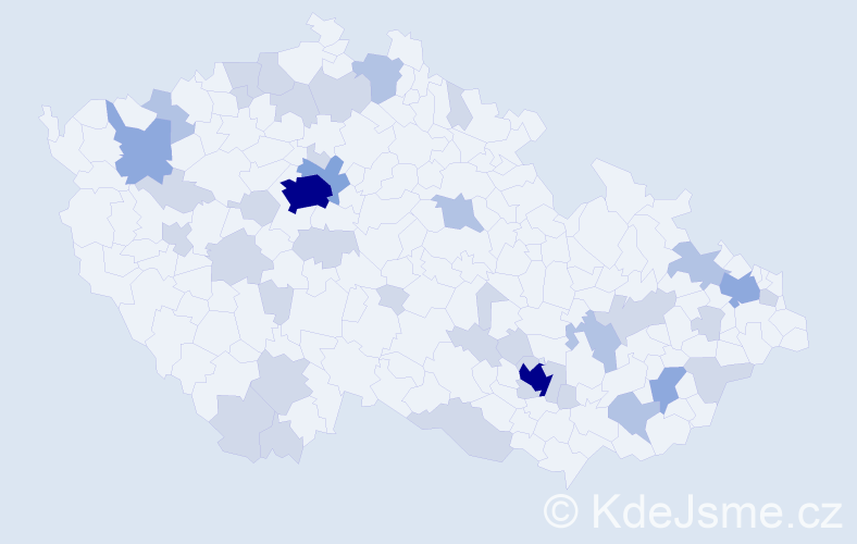Jméno: 'Alessandro', počet výskytů 85 v celé ČR