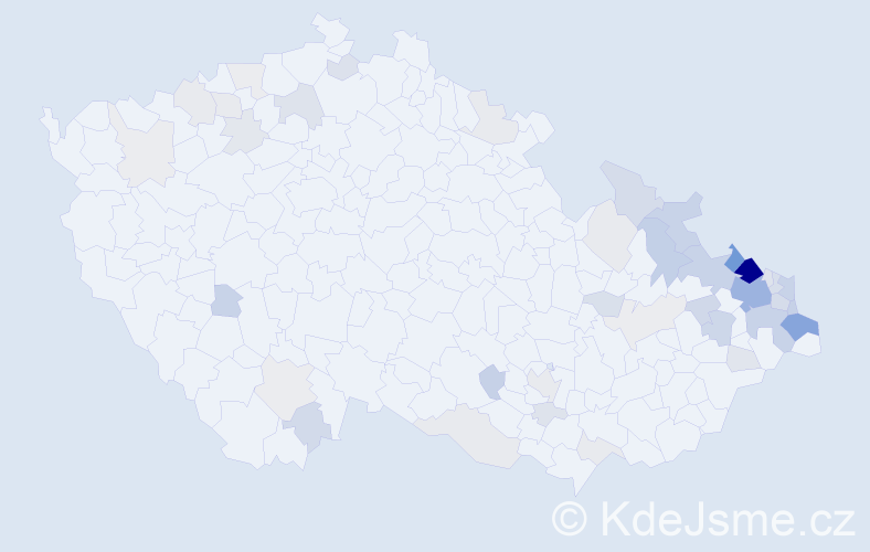 Jméno: 'Edeltruda', počet výskytů 142 v celé ČR