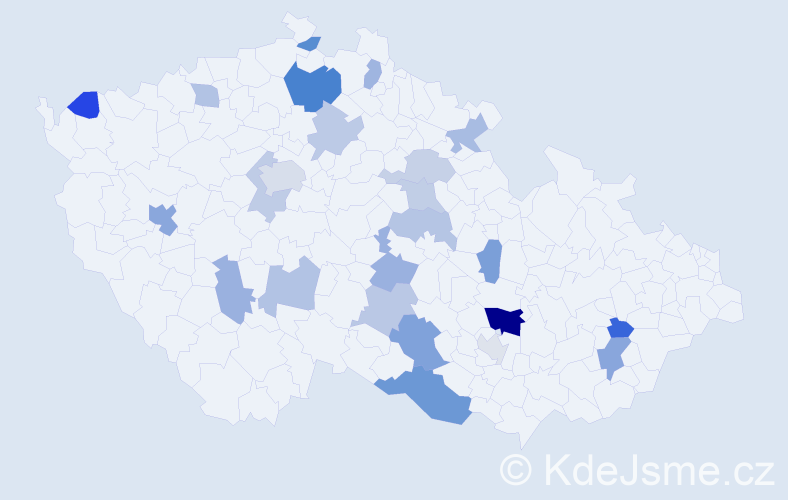 Jméno: 'Enkhtuya', počet výskytů 41 v celé ČR