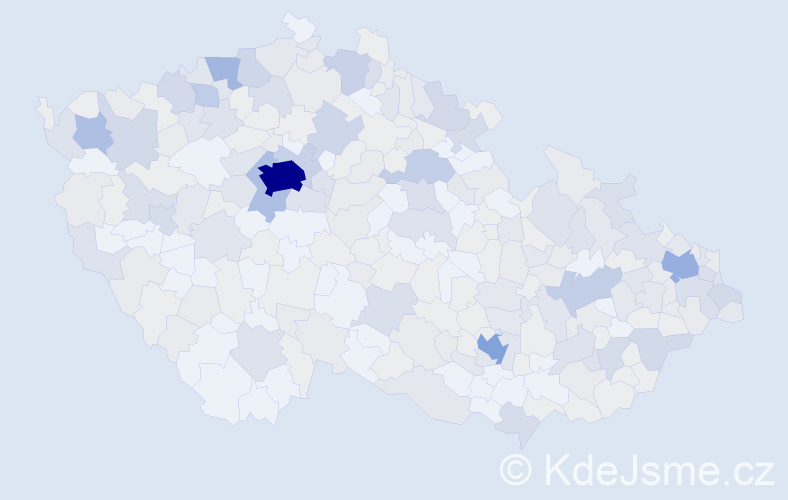 Jméno: 'Marianna', počet výskytů 716 v celé ČR