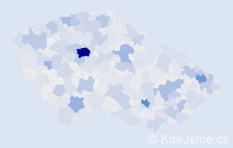 Jméno: 'Edita', počet výskytů 6418 v celé ČR