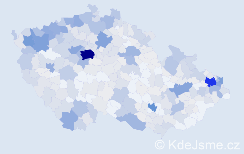 Jméno: 'Imrich', počet výskytů 1287 v celé ČR
