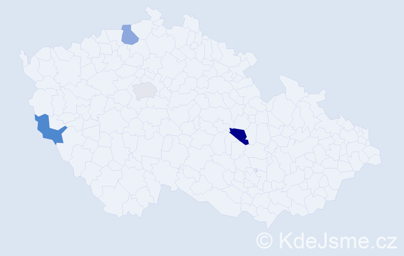 Jméno: 'Anh Nguyet', počet výskytů 4 v celé ČR