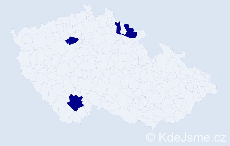 Jméno: 'Laura Isabella', počet výskytů 4 v celé ČR