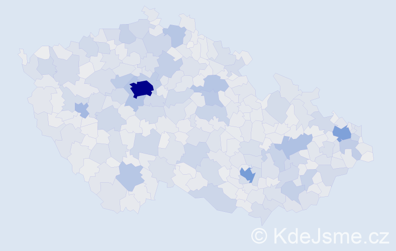 Jméno: 'Kristýna', počet výskytů 45980 v celé ČR