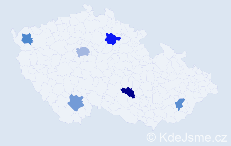 Jméno: 'Irina Viktorovna', počet výskytů 8 v celé ČR